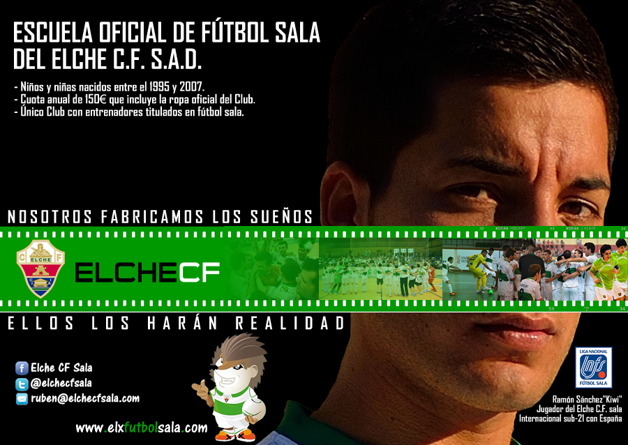 Algunos trabajos realizados en el Elche C.F. Sala